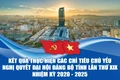 [Infographics] - Các chỉ tiêu chủ yếu Nghị quyết Đại hội đảng bộ tỉnh lần thứ XX, nhiệm kỳ 2025 - 2030